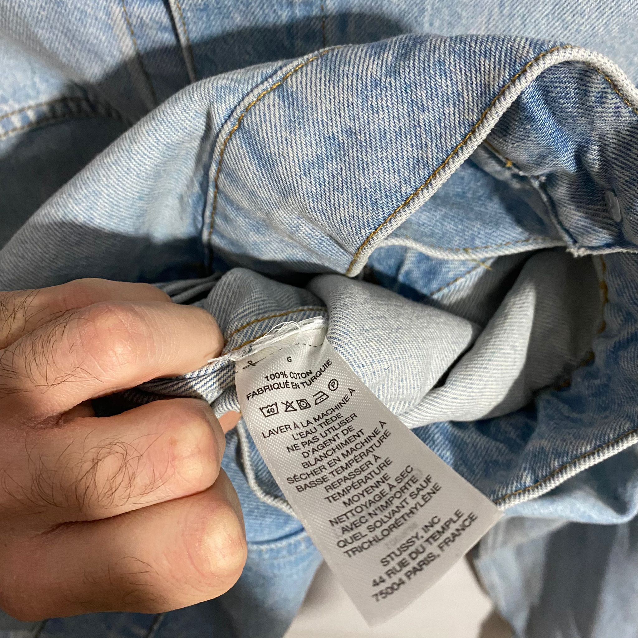 Stussy Denim Jacket Size US L / EU 52-54 / 3 - 8 Thumbnail