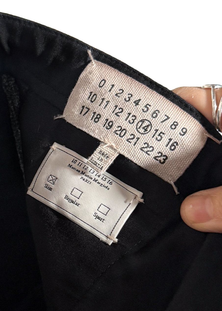 Maison Margiela Maison Margiela 2015 Black Drawstring Slim Trousers Size US 32 / EU 48 - 7 Thumbnail