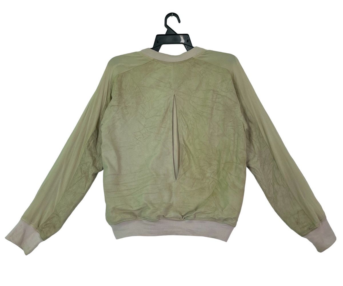 Issey Miyake × Tsumori Chisato Vtg 90s Tsumori Chisato sheepskin partly silk bomber jacket Size M / US 6-8 / IT 42-44 - 5 Thumbnail