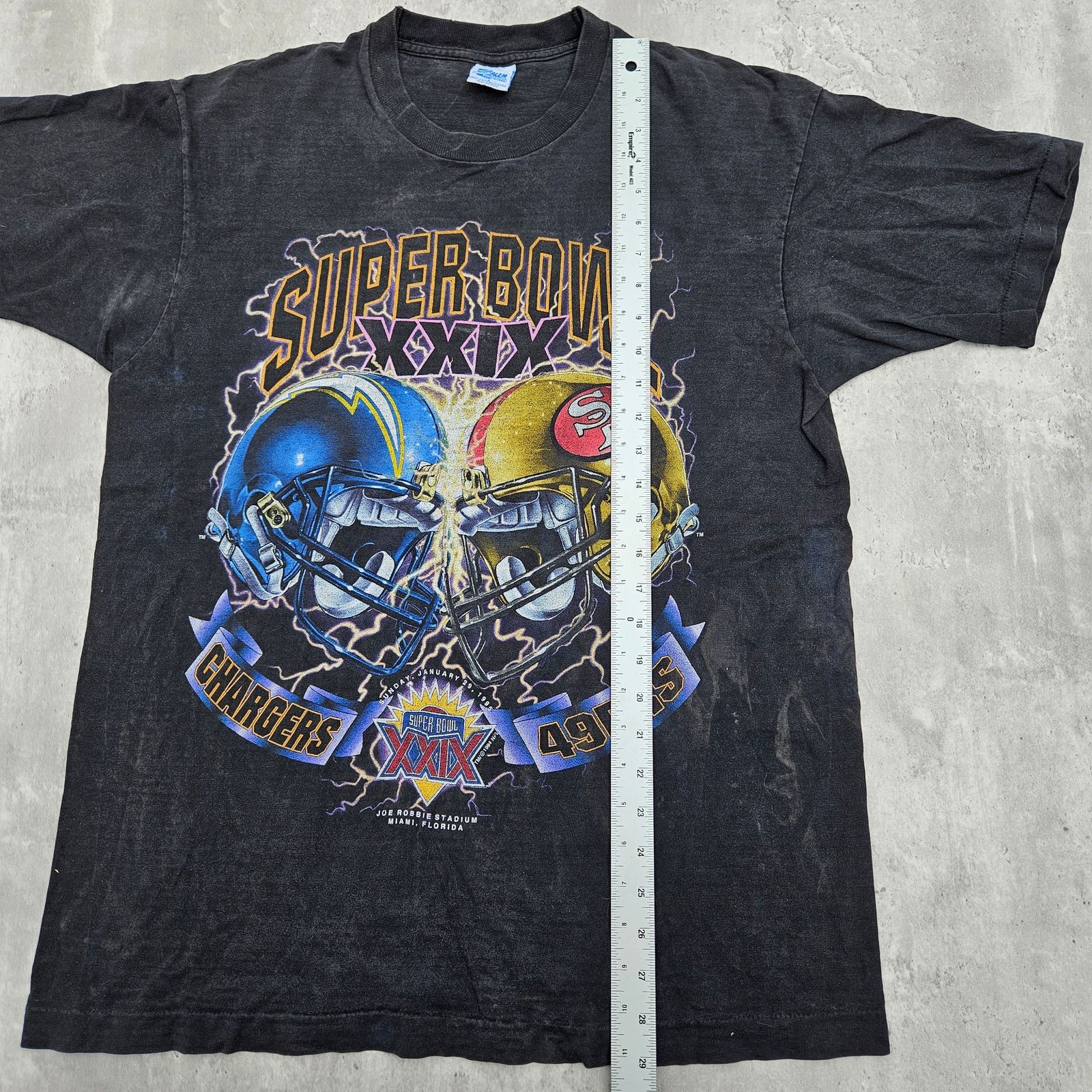 Salem Sportswear Vintage 1995s Super Bowl XXIV 49ers VS Chargers Size Large Size US L / EU 52-54 / 3 - 7 Thumbnail