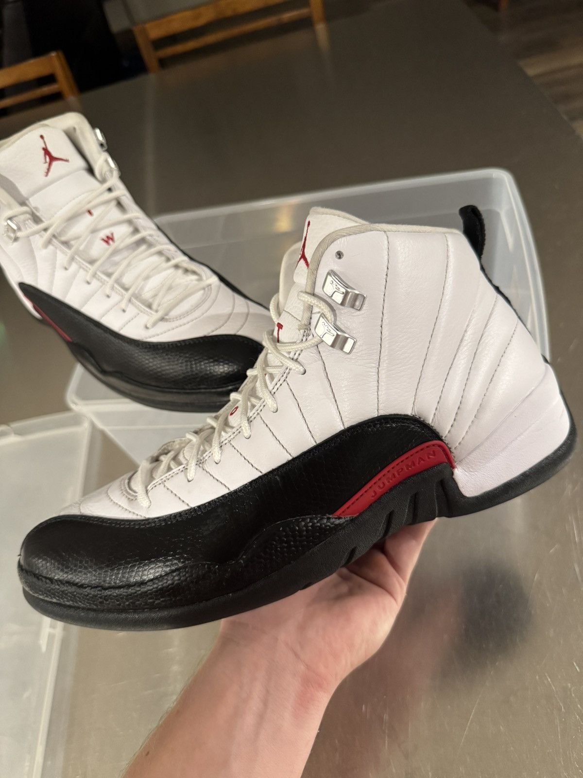 Jordan Brand Nike air jordan Retro 12 Taxi Flip mens size 11 sneakers Size US 11 / EU 44 - 9 Thumbnail