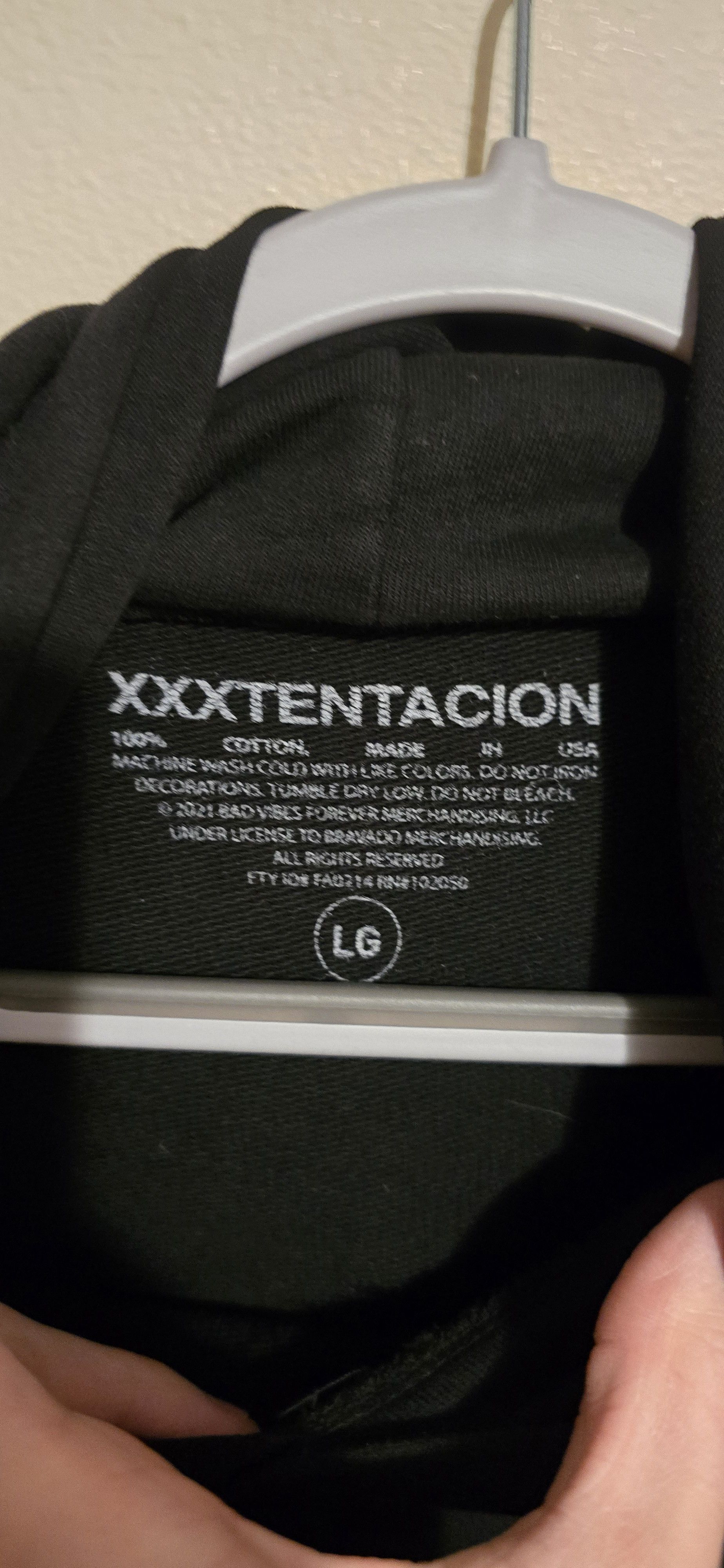 Revenge xxxtentacion BAD no more pain hoodie Size US L / EU 52-54 / 3 - 3 Thumbnail