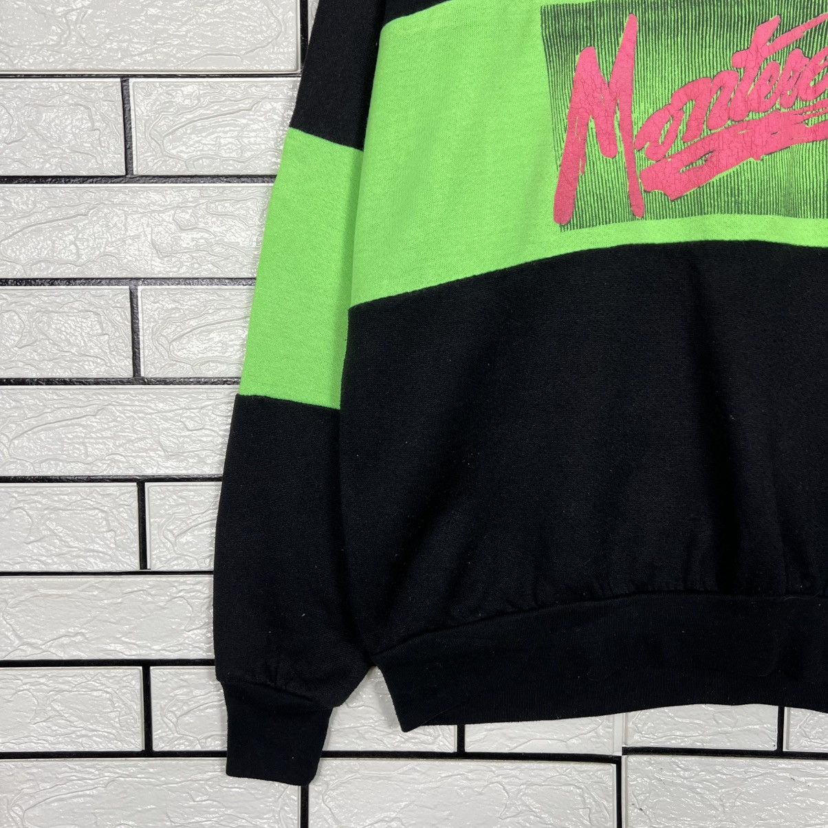 Vintage 80's MONTEREY California USA Half Zip Sweatshirt #3964-C181 Size US M / EU 48-50 / 2 - 6 Thumbnail