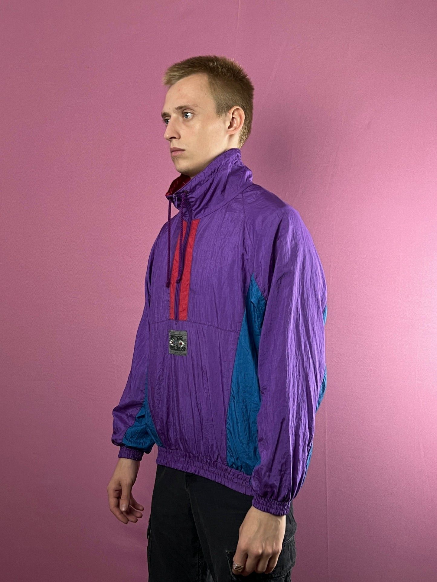Other 90s Vintage Men's 1/2 Windbreaker Jacket - M Size US M / EU 48-50 / 2 - 1 Thumbnail