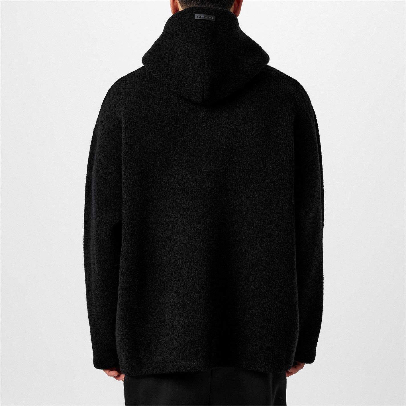 Fear of God Bouclé Polo Hoodie Size US S / EU 44-46 / 1 - 3 Thumbnail