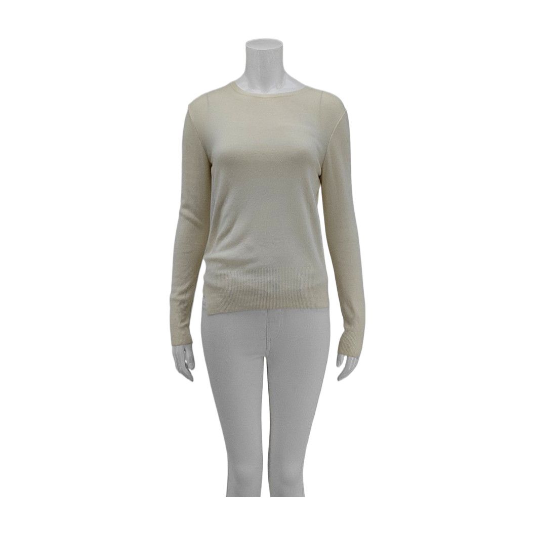 Loro Piana Loro Piana Beige Cashmere Sweater IT 44 Size M / US 6-8 / IT 42-44 - 1 Thumbnail