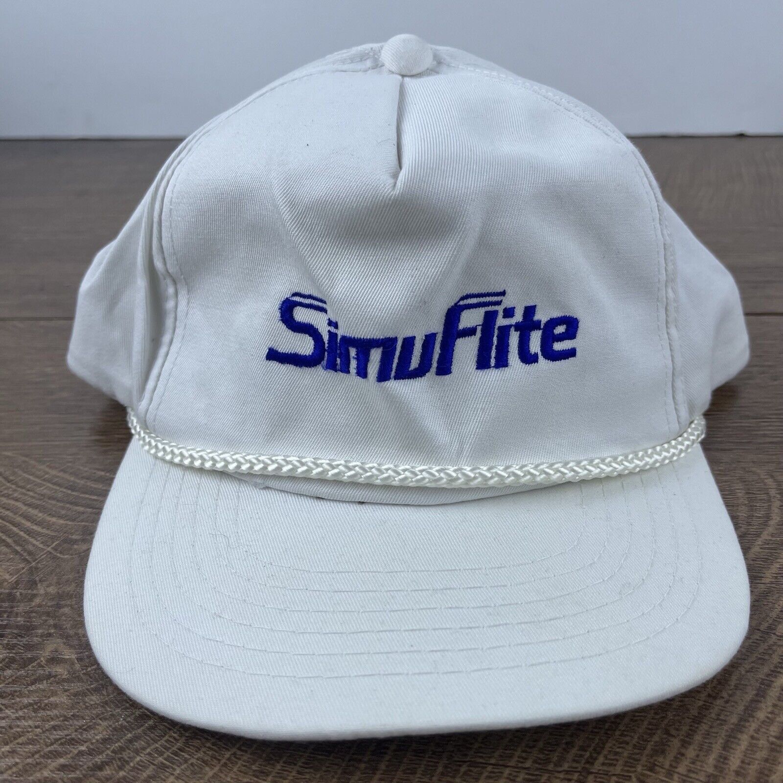 Other SimuFlite Hat Simuflite Snapback Hat White Adjustable Hat Ad Size ONE SIZE - 4 Thumbnail