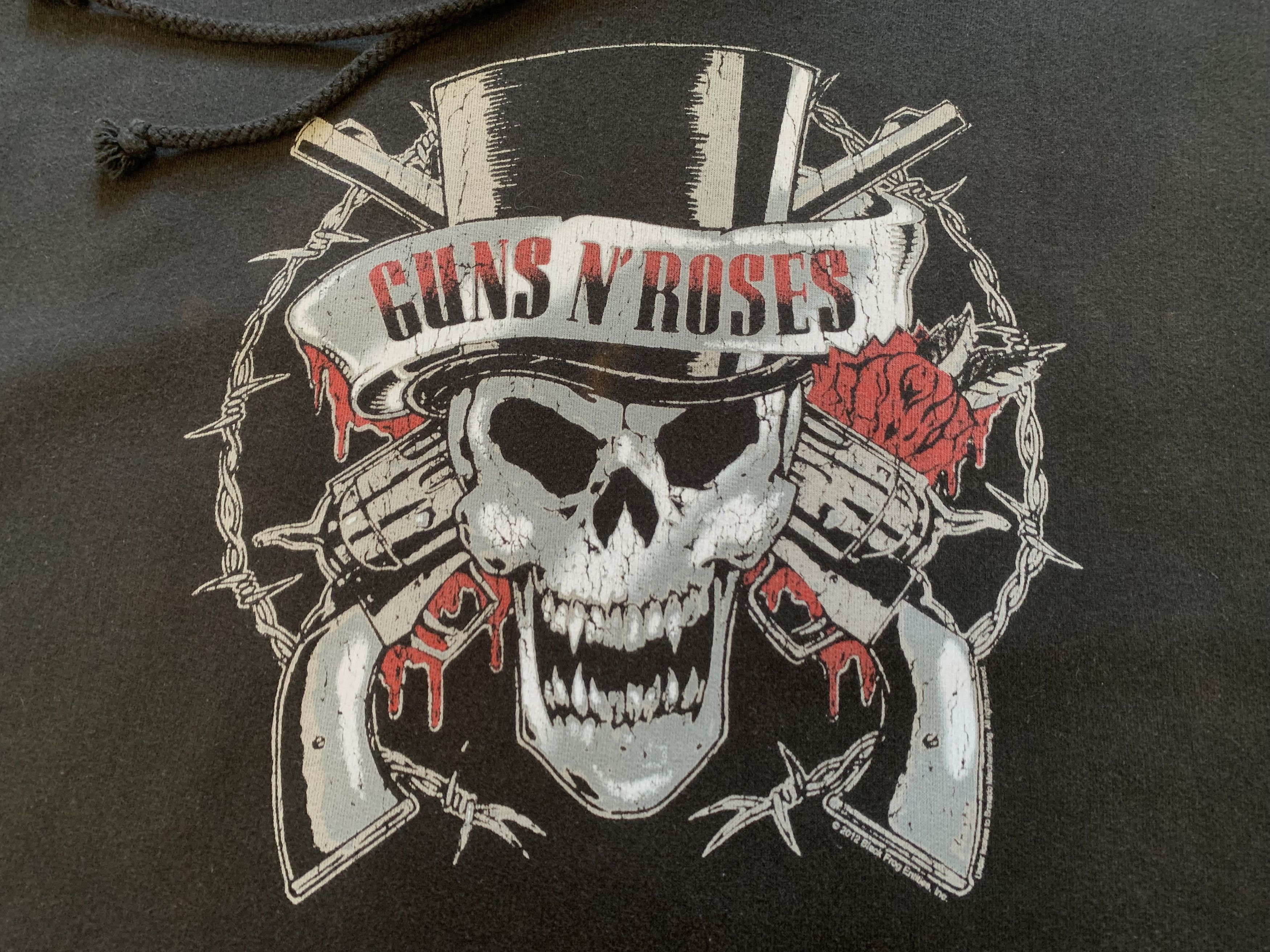 Guns N' Roses Vintage Guns N Roses Black Printed Hoodie 2012 Size US XL / EU 56 / 4 - 5 Thumbnail