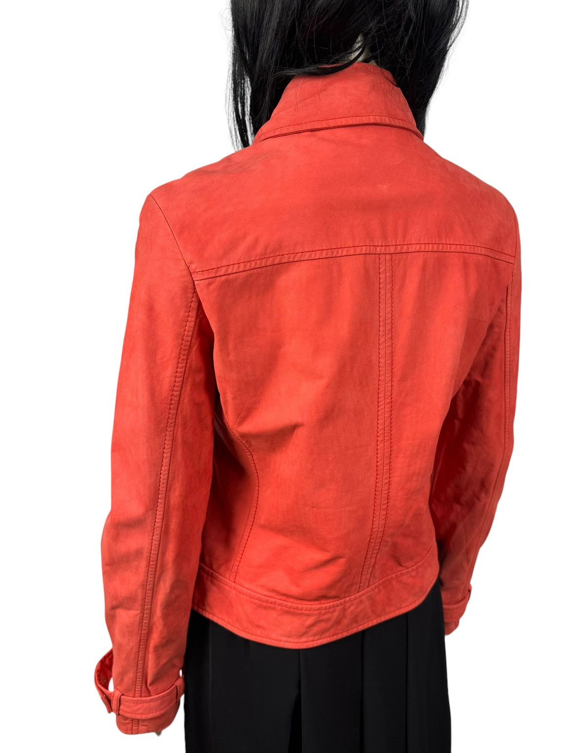 Escada Sport Escada Sport Genuine Calf Leather Nubuck Jacket size 34 Size XS / US 0-2 / IT 36-38 - 9 Thumbnail