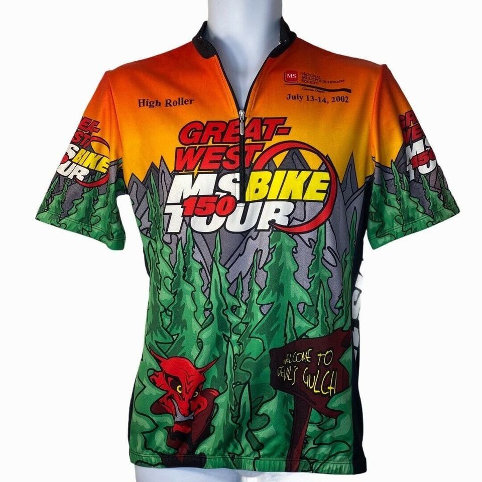 Other Sugoi Medium Great-West MS 150 Bike Tour Cycling Jersey Devi Size US M / EU 48-50 / 2 - 2 Thumbnail