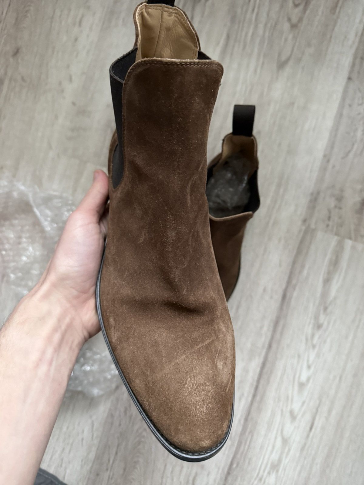 Scarosso Scarosso Giacomo Tobacco Suede Chelsea used Size US 9 / EU 42 - 21 Thumbnail