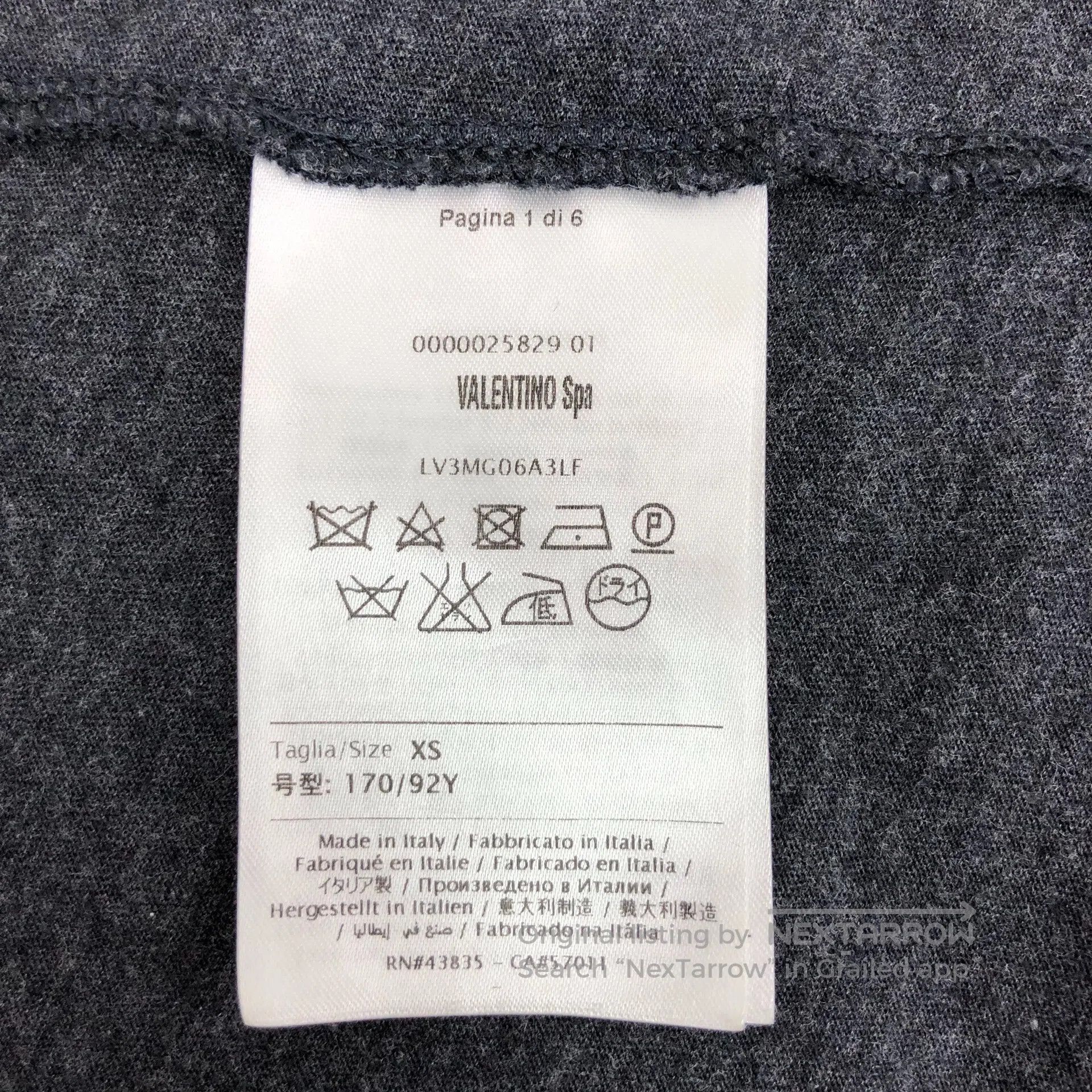 Valentino Valentino Black bow-stitched cotton round-neck short-sleev Size US XS / EU 42 / 0 - 6 Thumbnail