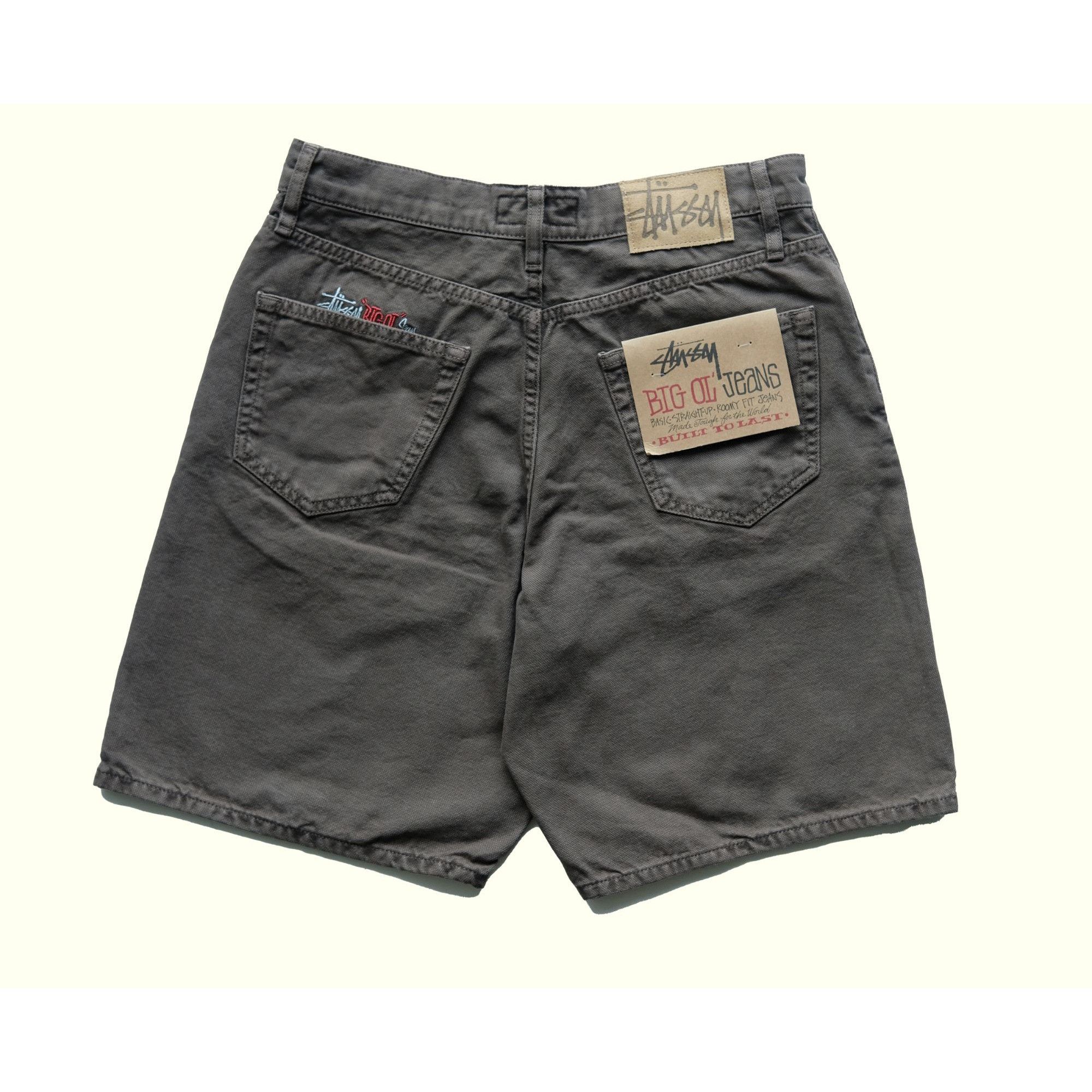 Stussy STUSSY BIG OL SHORTS WASHED CANVAS BROWN MENs SPRING 