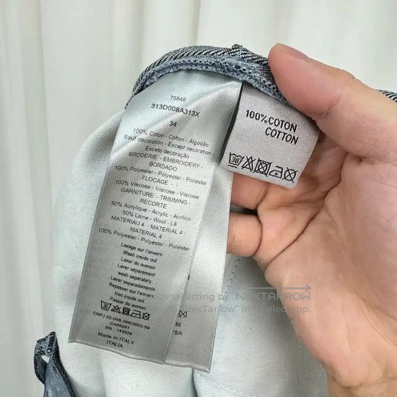 Other Dior Summer Light Blue Cotton Logo Shorts . Size US 34 / EU 50 - 7 Thumbnail