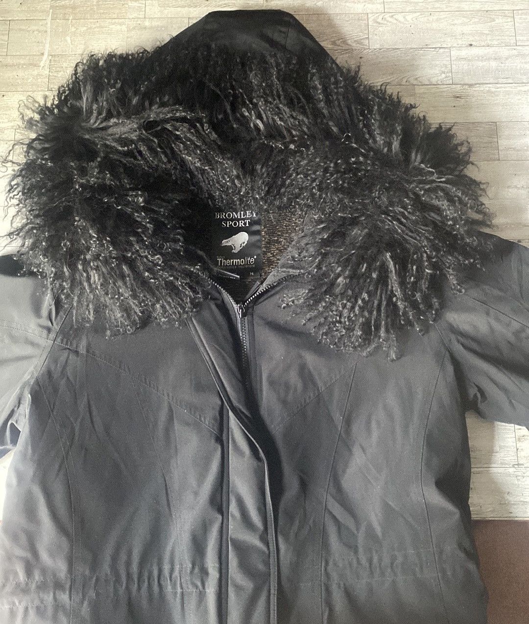 Vintage Bromley Sport, Oversized, Faux Fur, Parka Style Jacket Size M / US 6-8 / IT 42-44 - 4 Thumbnail