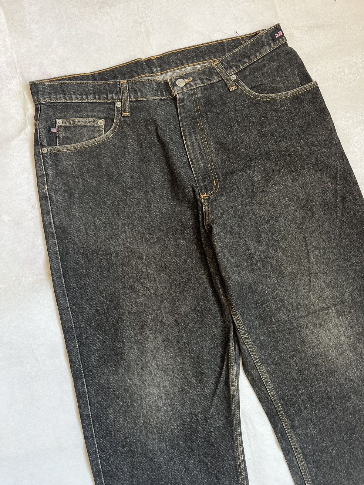 Polo Ralph Lauren Polo Jeans Ralph Lauren Baggy Style Black Denim Size US 38 / EU 54 - 4 Thumbnail
