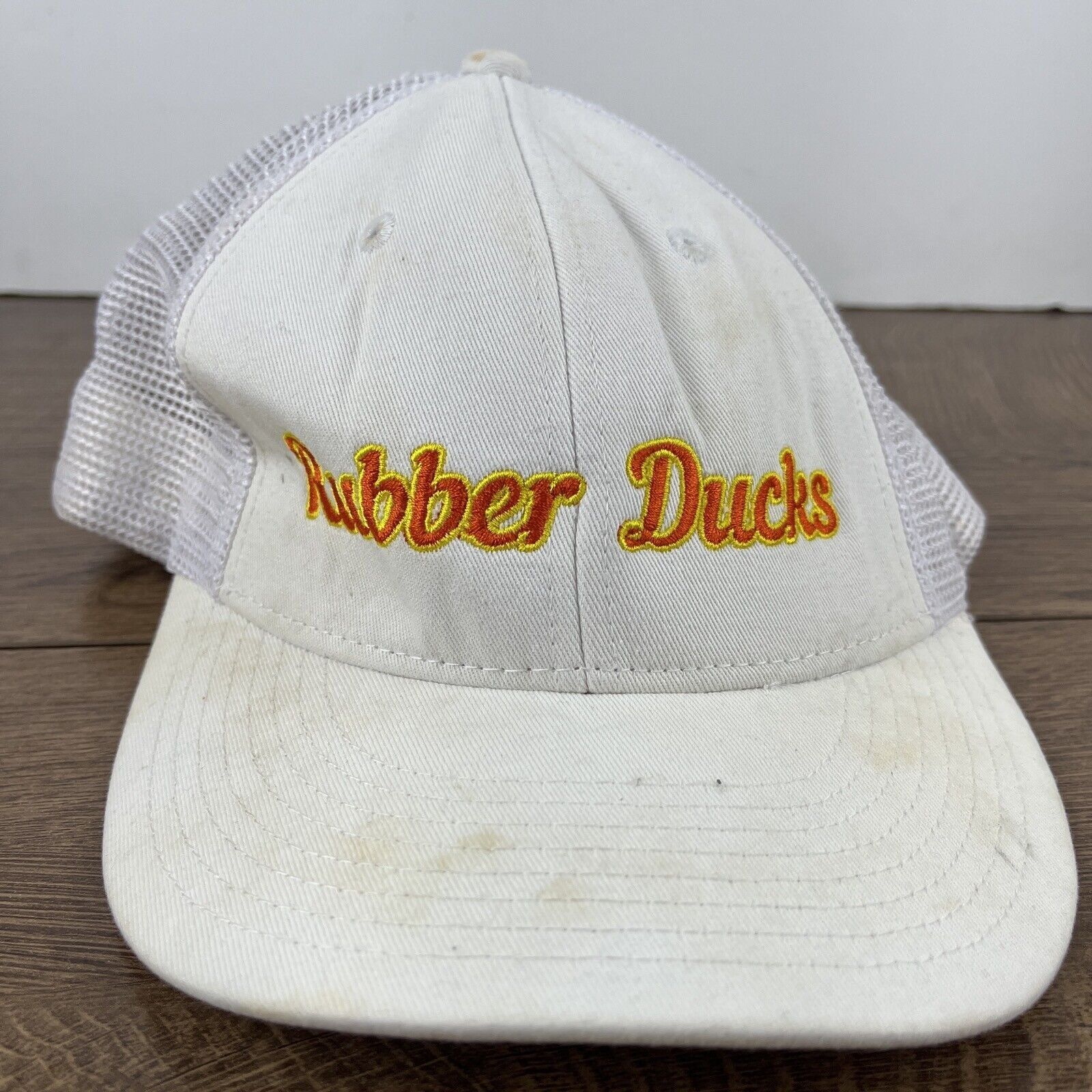 Other Rubber Ducks Snapback Hat Rubber Ducks White Hat Adjustable Size ONE SIZE - 5 Thumbnail