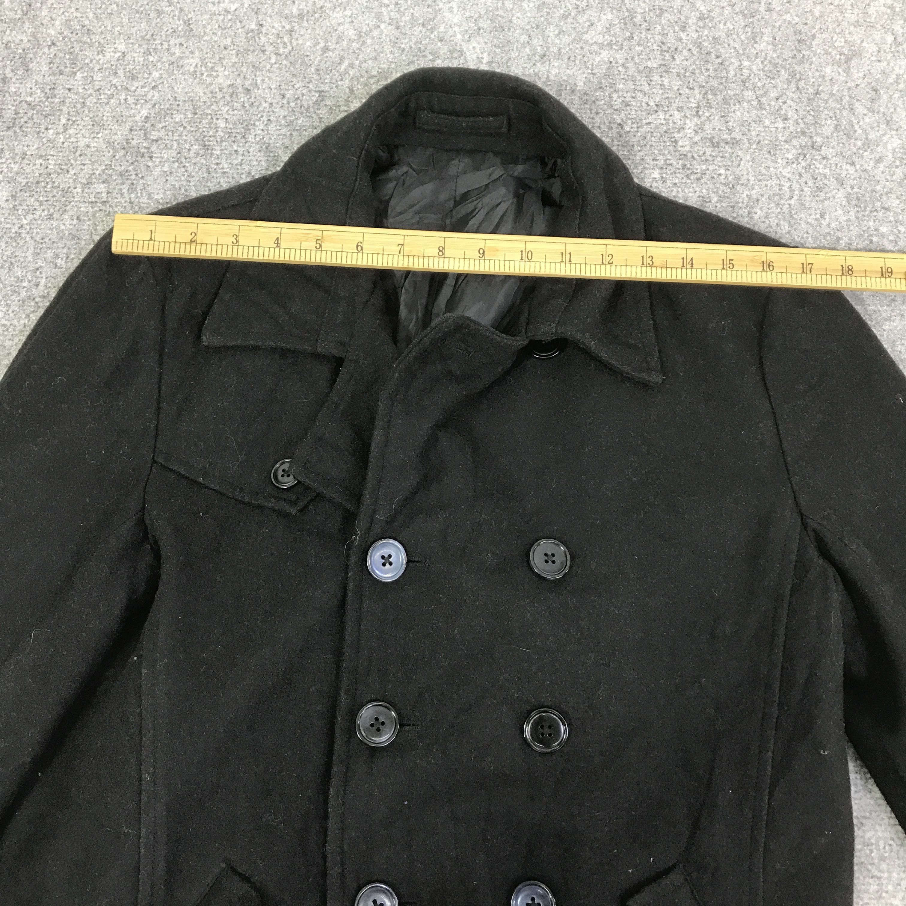 semanticdesign SEMANTIC DESIGN DOUBLE BREASTED WOOL JACKET K85B16 Size US L / EU 52-54 / 3 - 5 Thumbnail