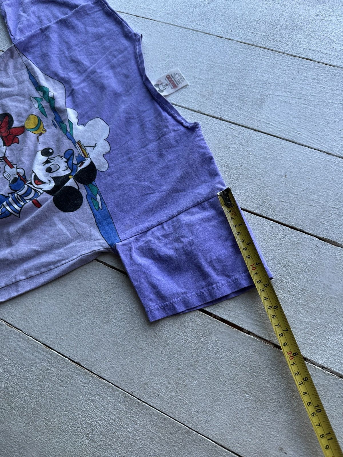 Disney 90s🚨RARE WALD DISNEY MICKEY MOUSE BIG LOGO MADE IN ITALY Size S / US 4 / IT 40 - 15 Thumbnail