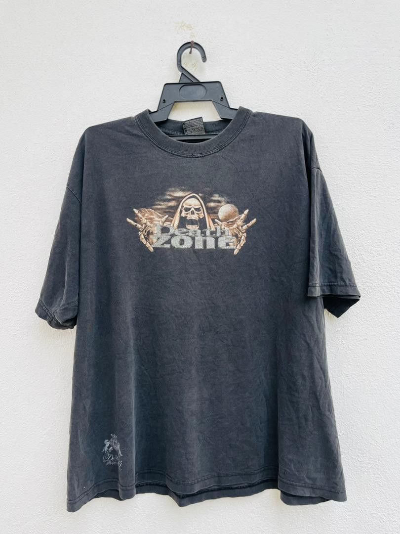 Japanese Brand × Vintage Vintage Santa La Muerte death Zone Streetwear Fashion Style Size US XL / EU 56 / 4 - 2 Thumbnail