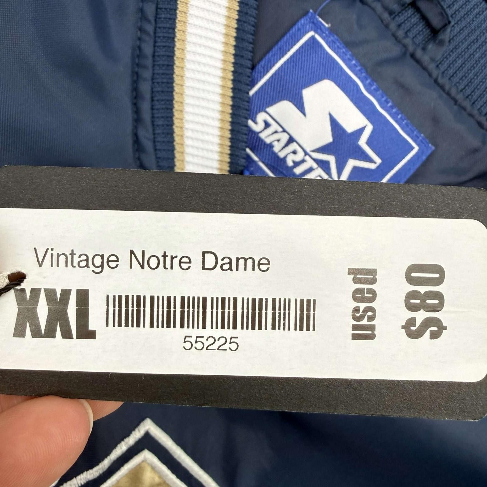 Starter Starter Notre Dame Fighting Irish Jacket XXL Used Size US XXL / EU 58 / 5 - 9 Thumbnail