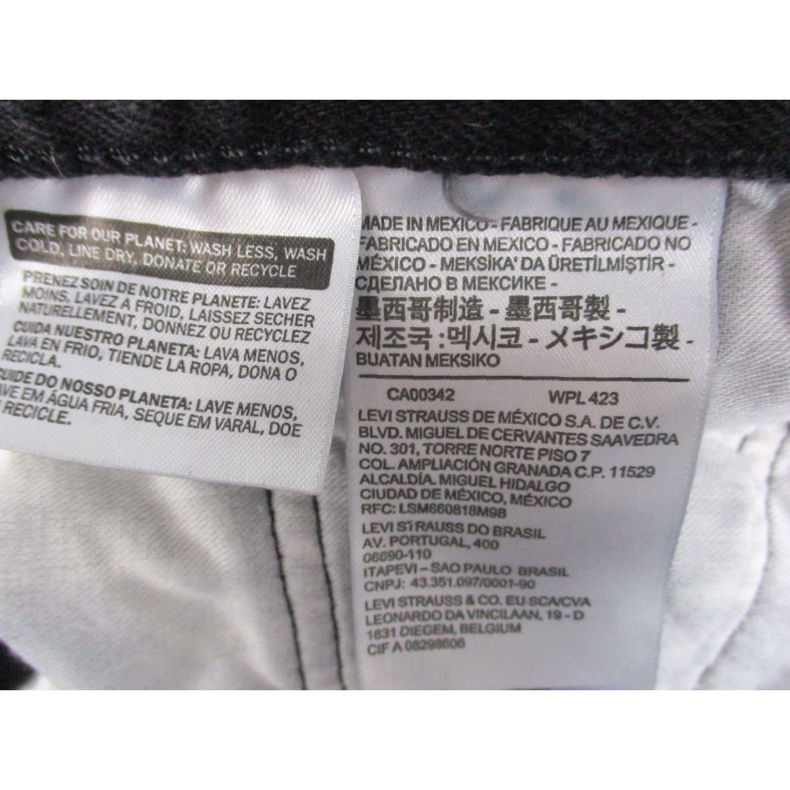 Levi's Levi's 501XX Jeans Button Fly 36x29 Men Straight Medium Wash Gray - Levi'S 501 Series Denim Cotton Jeans Size US 36 / EU 52 - 7 Thumbnail