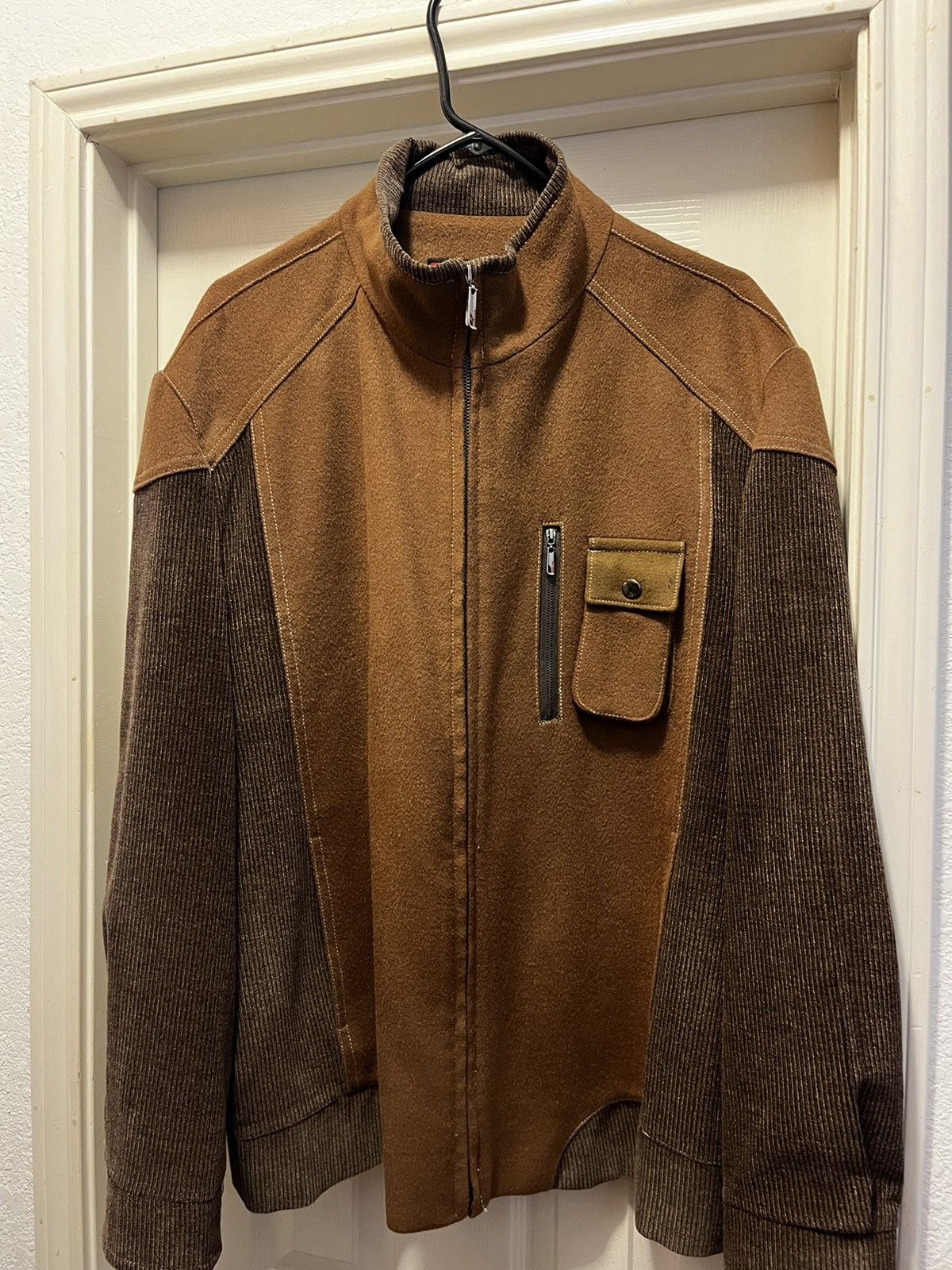 Gianni Manzoni × Vintage Brown Paisley light Mantoni Jacket Size US L / EU 52-54 / 3 - 1 Thumbnail