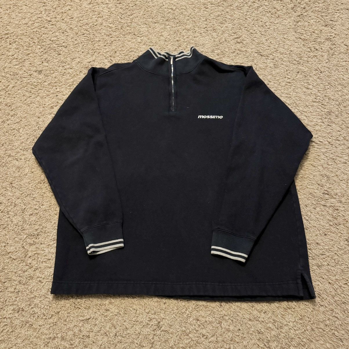 Mossimo VINTAGE MOSSIMO QUARTER ZIP SWEATSHIRT Size US L / EU 52-54 / 3 - 5 Thumbnail
