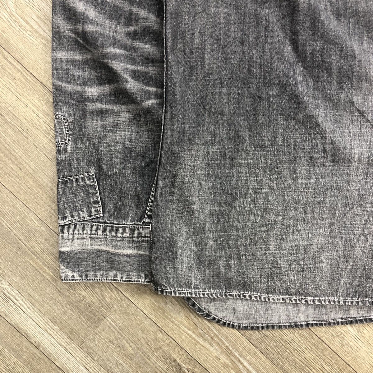 Maison MIHARA YASUHIRO Vintage Mihara Yasuhiro Sashiko Patchwork Washed Denim Shirt Size US L / EU 52-54 / 3 - 5 Thumbnail