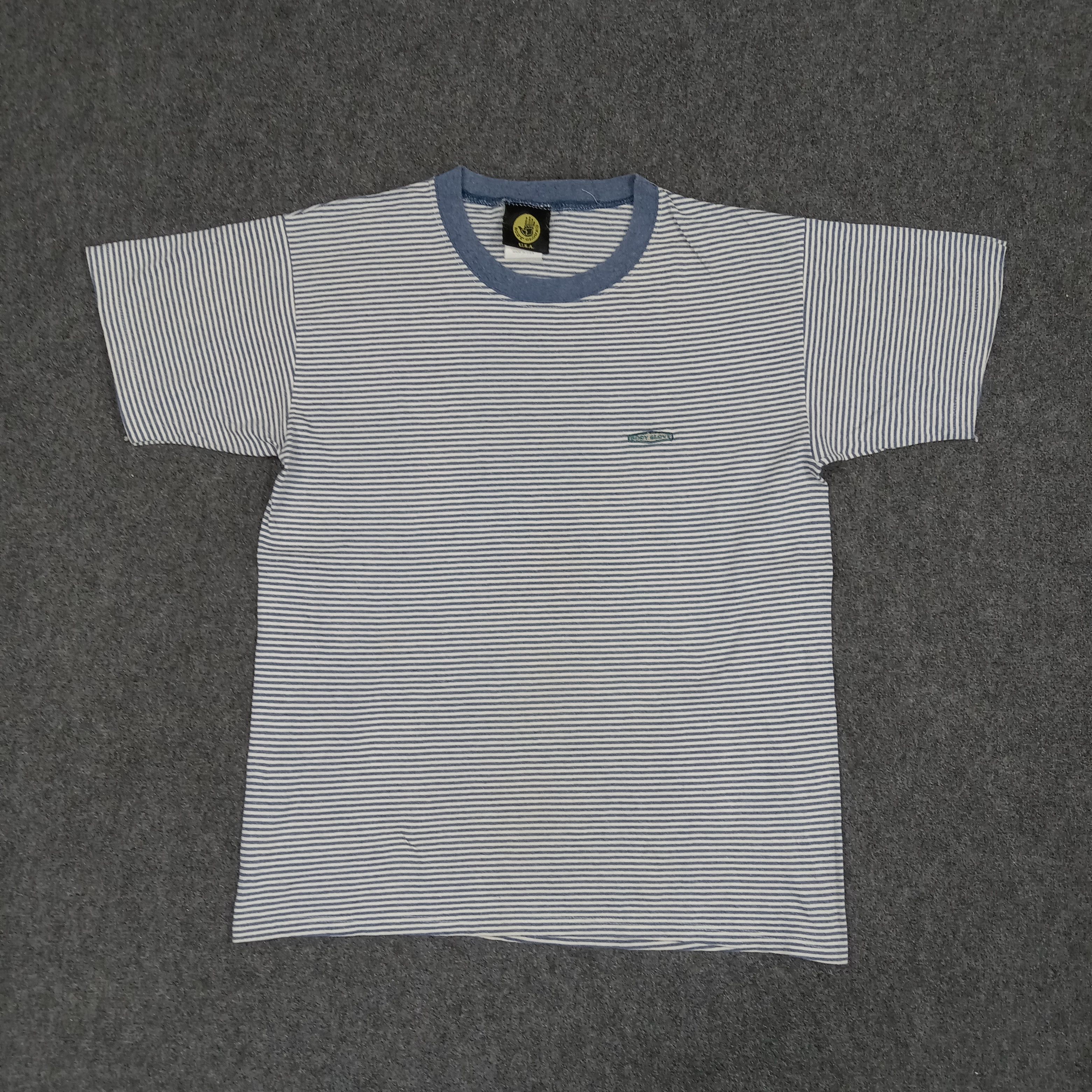 Body Glove × Vintage Body Glove American Retro Style Striped Tshirt Size US M / EU 48-50 / 2 - 1 Thumbnail