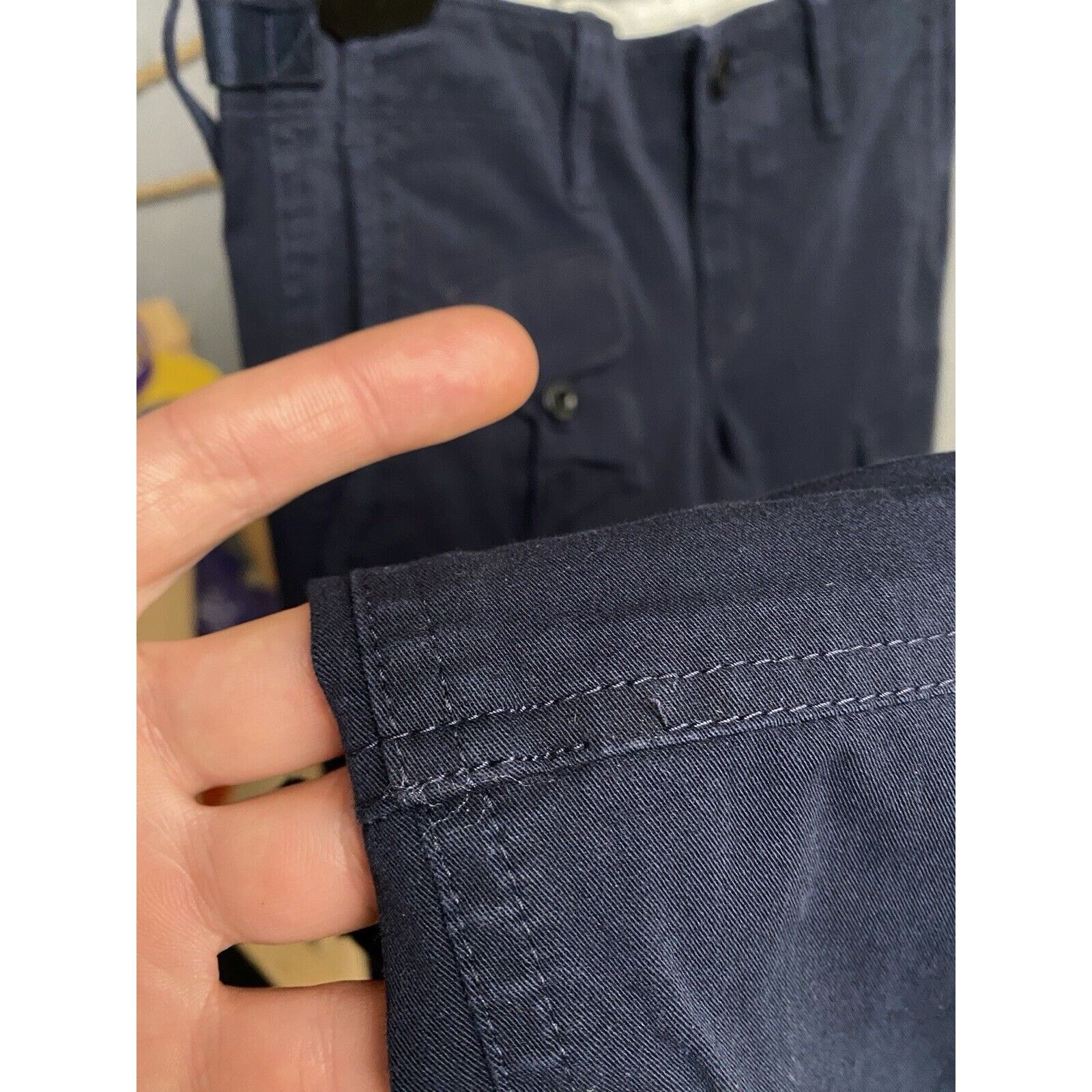 Ralph Lauren Vintage Ralph Lauren Cargo Pants Women Blue Pockets Size 4 Size 27" / US 4 / IT 40 - 12 Thumbnail