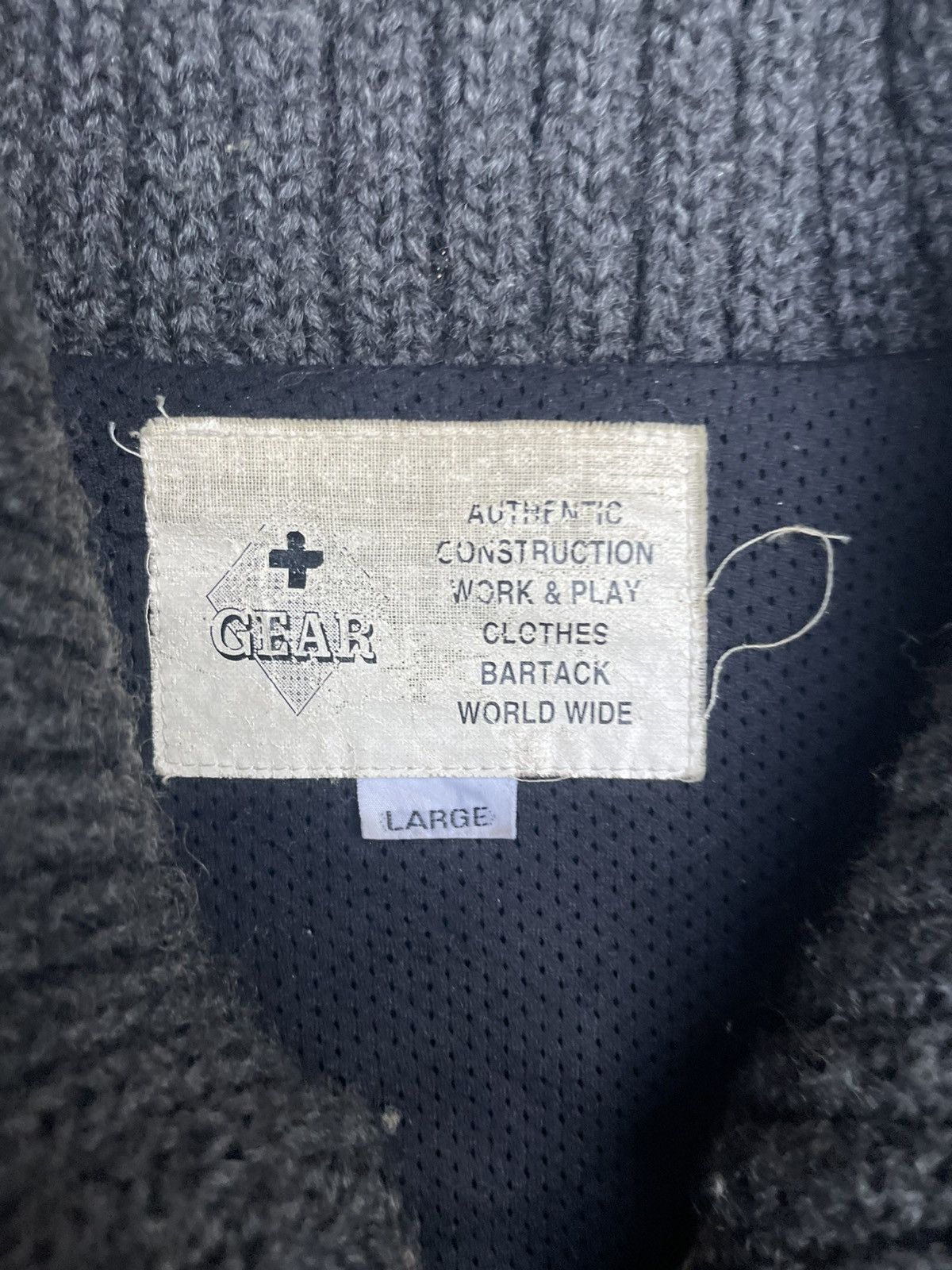 Japanese Brand C.C. CHE'S Wool Zip Jacket - Bartack Workwear Ribbed Collar Size US M / EU 48-50 / 2 - 3 Thumbnail