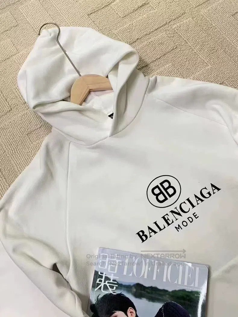 Balenciaga Balenciaga Double B Printed Logo Hoodie, Size XL Size US XL / EU 56 / 4 - 3 Thumbnail