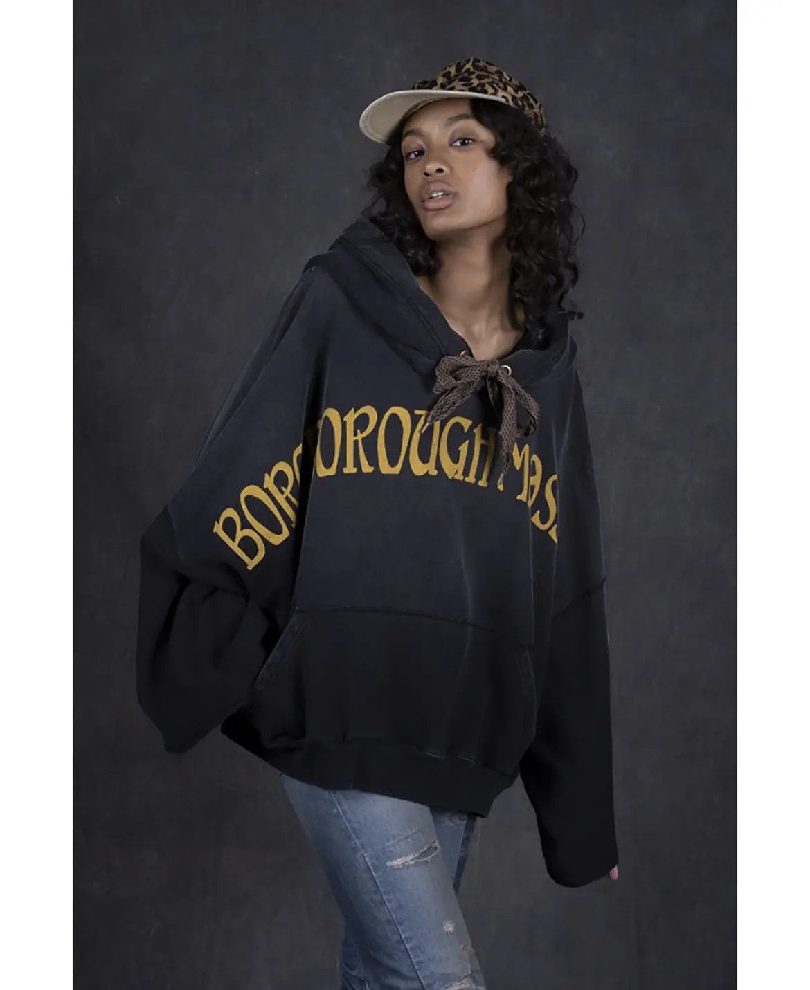 Kapital Kapital Fleece Devil Hoodie (BORO BOROUGH MASSACRE) Size F Size US M / EU 48-50 / 2 - 4 Thumbnail