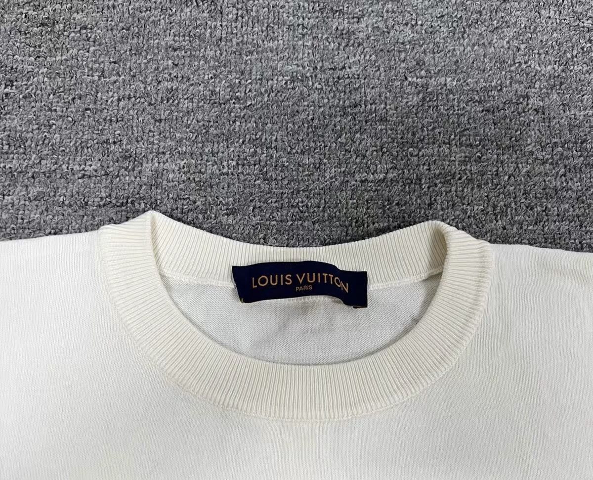 Louis Vuitton Louis Vuitton Nigo Beige Short Sleeve T-shirt Size L / US 10 / IT 46 - 5 Thumbnail