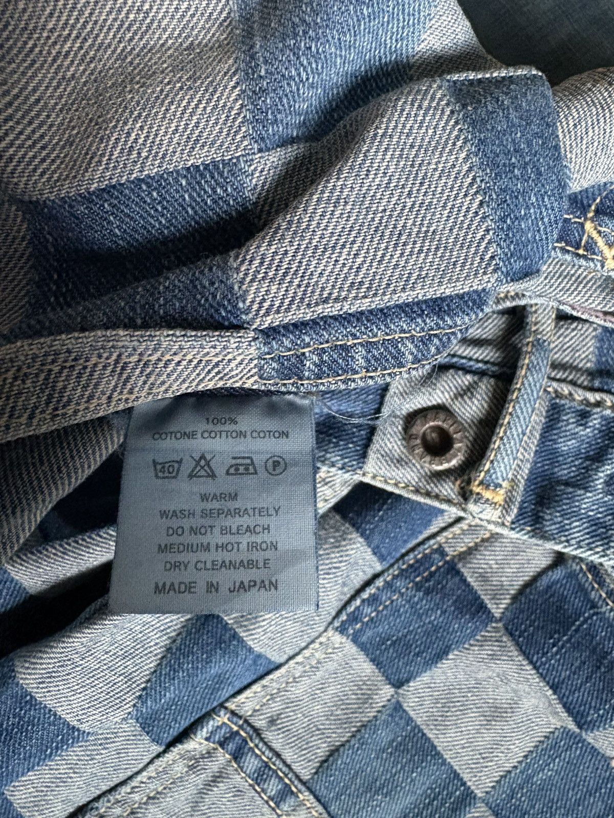 Kapital kapital denim ichimatsu lumber pants Size US 33 - 10 Thumbnail