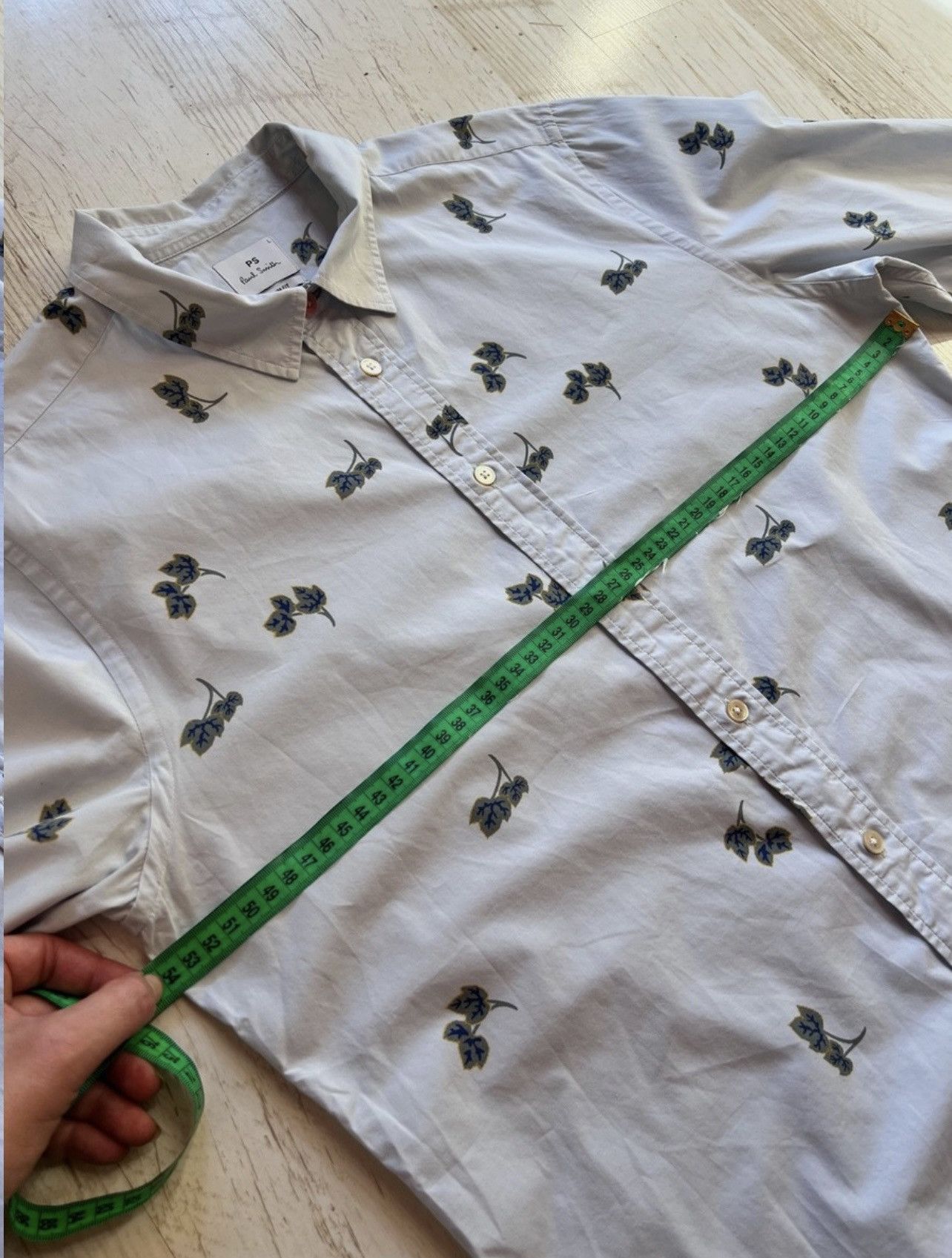 Paul Smith PS Paul Smith Leaf Print Shirt – Size L Size US L / EU 52-54 / 3 - 8 Thumbnail