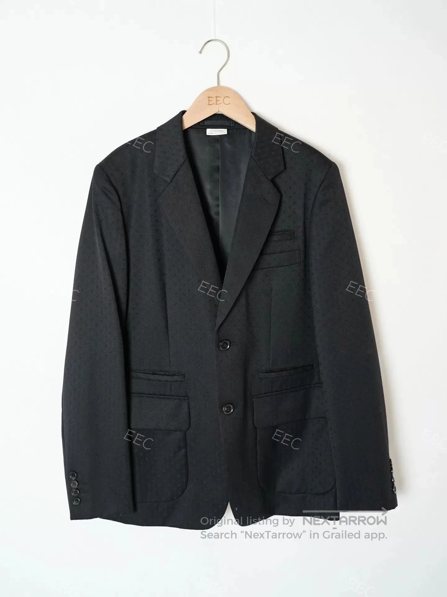 CDG by Comme des Garcons CDG Rei Kawakubo Black Wool Blazer. Size US M / EU 48-50 / 2 - 1 Thumbnail