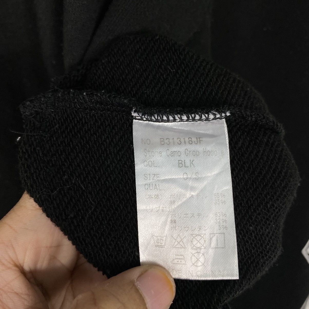 Japanese Brand 📌Cropped Striped Biker Hoodie Sweatshirt Volcom Big Logo Size US M / EU 48-50 / 2 - 18 Thumbnail