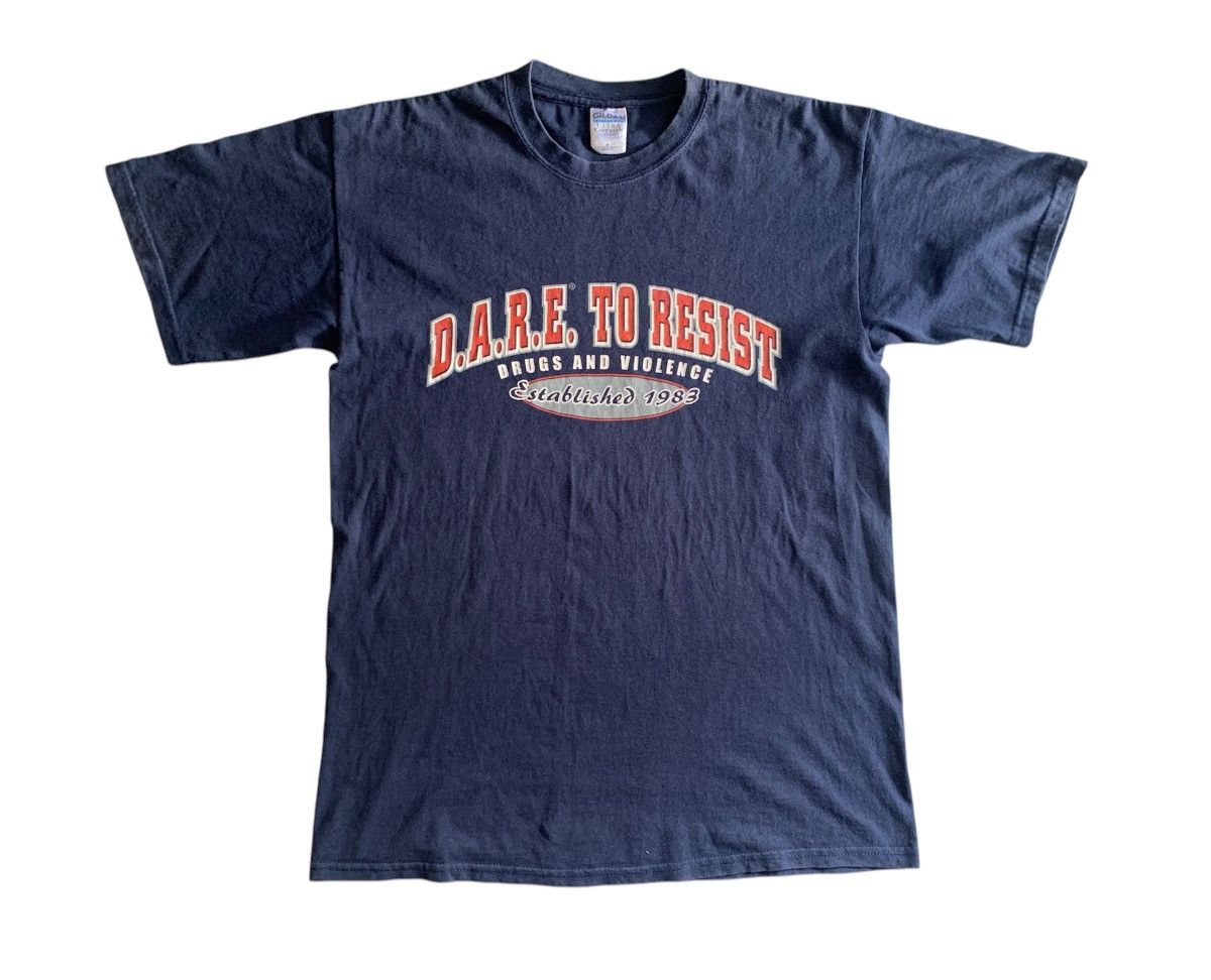 D.A.R.E Vintage rare 90s D.A.R.E to resist drugs and violence tees Size US M / EU 48-50 / 2 - 1 Thumbnail
