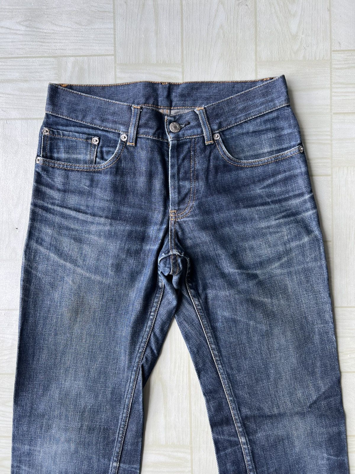 Helmut Lang 1998 Helmut Lang Treat Raw Denim Low Waist Contour Fit Jeans Size US 28 / EU 44 - 3 Thumbnail