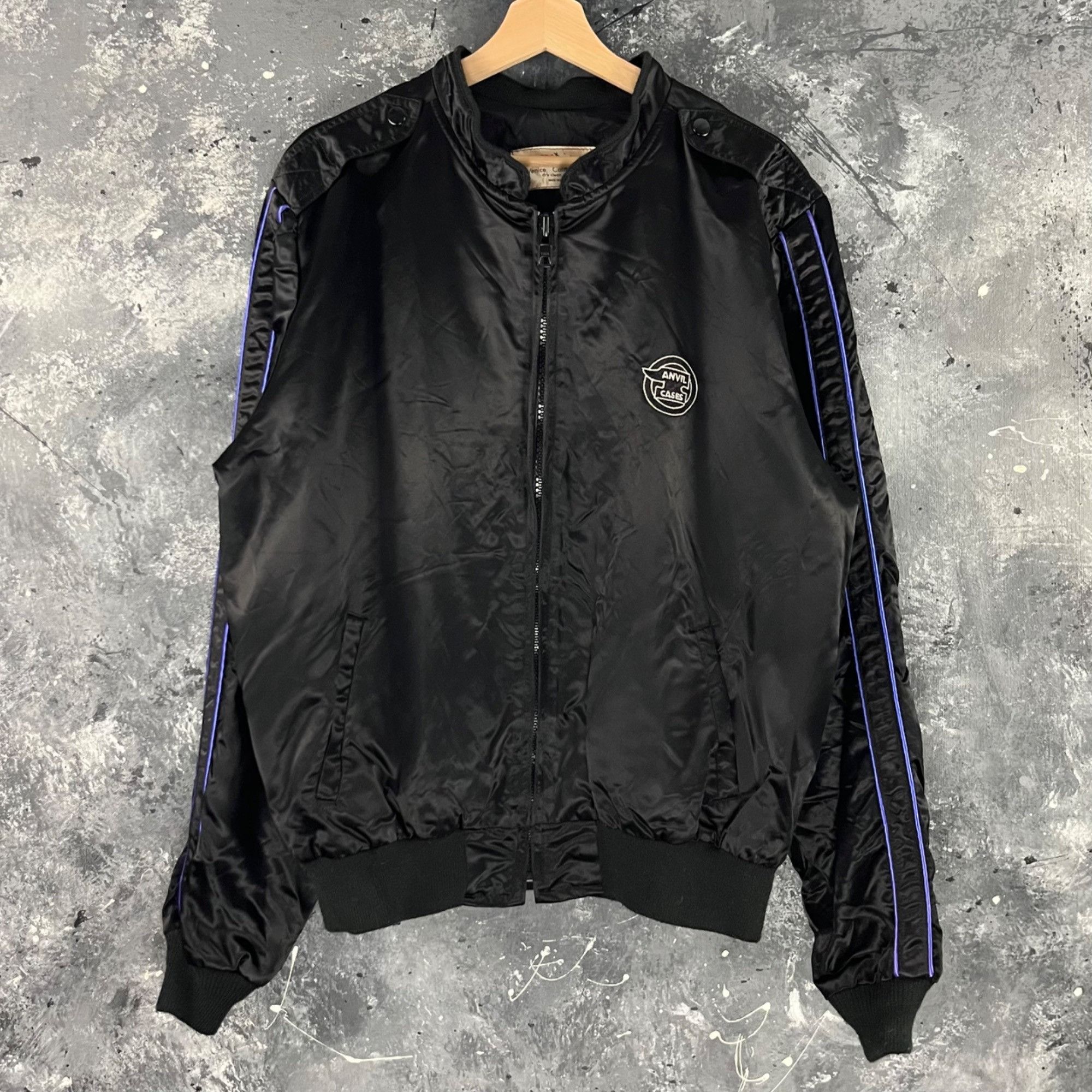 Vintage Vintage 80’s Anvil Cases jacket Size US XL / EU 56 / 4 - 2 Thumbnail