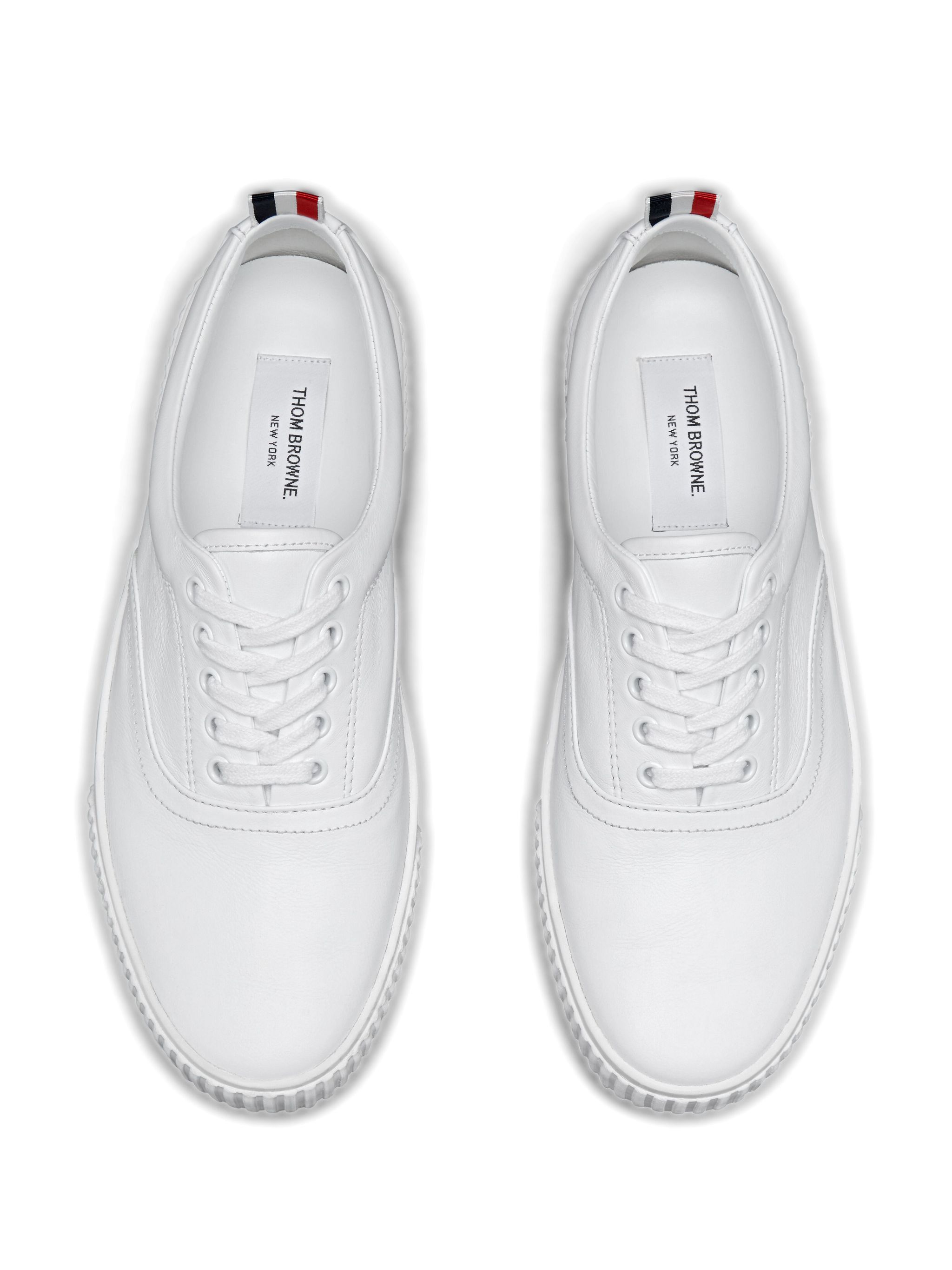 Thom Browne o1s22i1n1124 Heritage Low-Top Sneakers in White Size US 10 / EU 43 - 4 Thumbnail