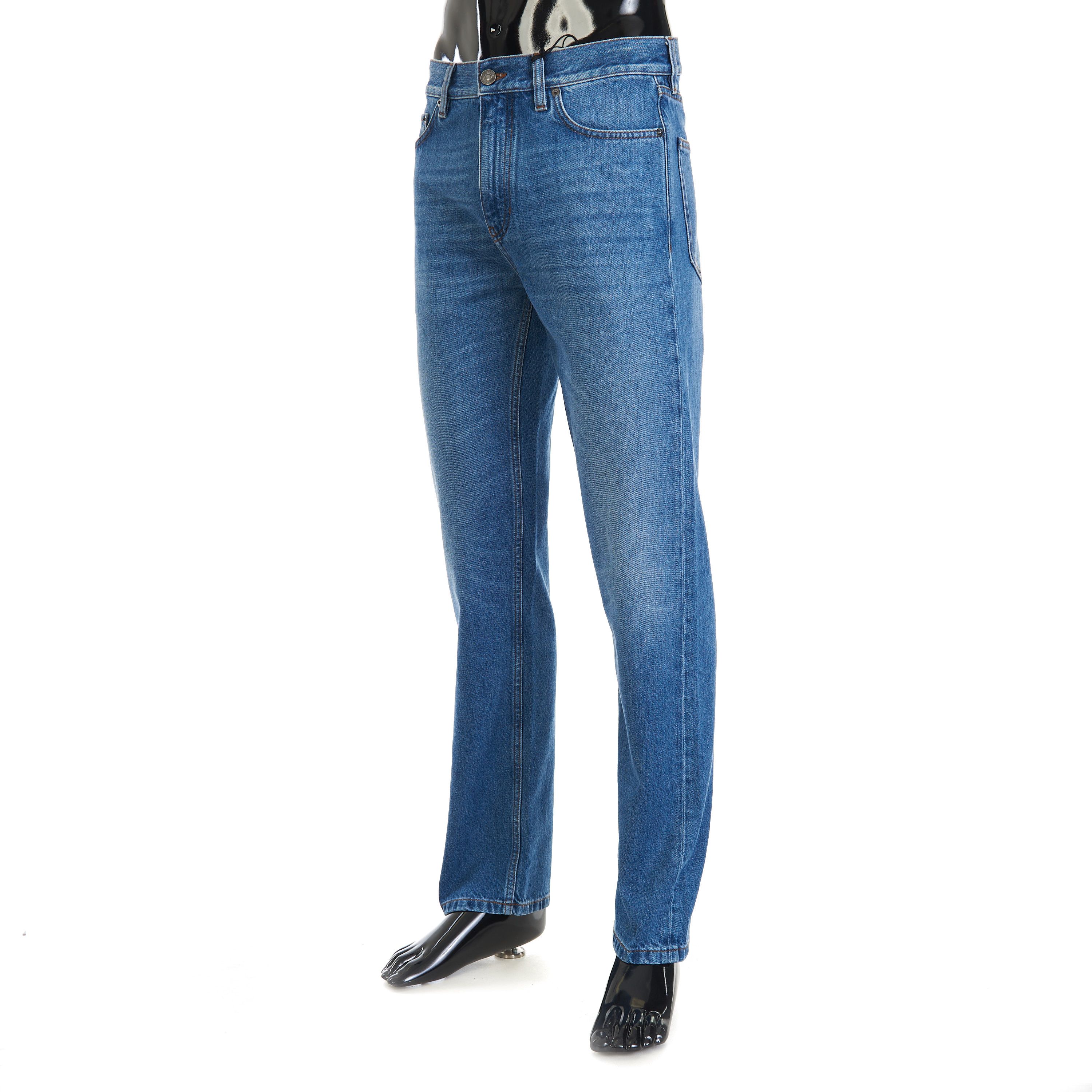 Ermenegildo Zegna Blue Cotton Roccia Denim Jeans Size US 32 / EU 48 - 3 Thumbnail