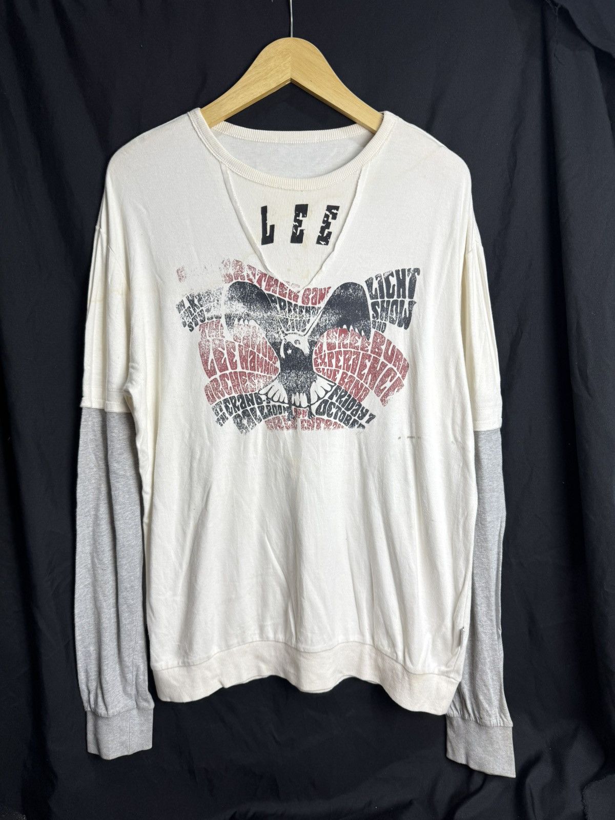 Japanese Brand Japanese Lee Eagle Long Sleeve Ifsix Lgb Styled Size US L / EU 52-54 / 3 - 1 Thumbnail