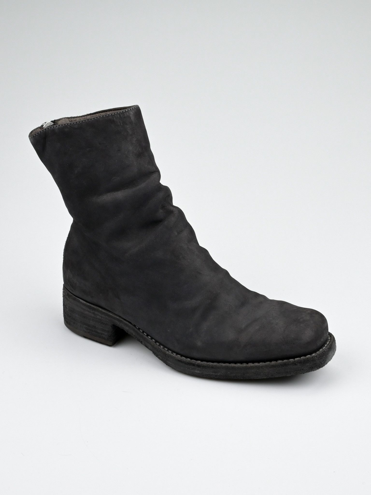 Other 123 & 124 Calf Leather Back Zip Boots Size US 7 / IT 37 - 10 Thumbnail