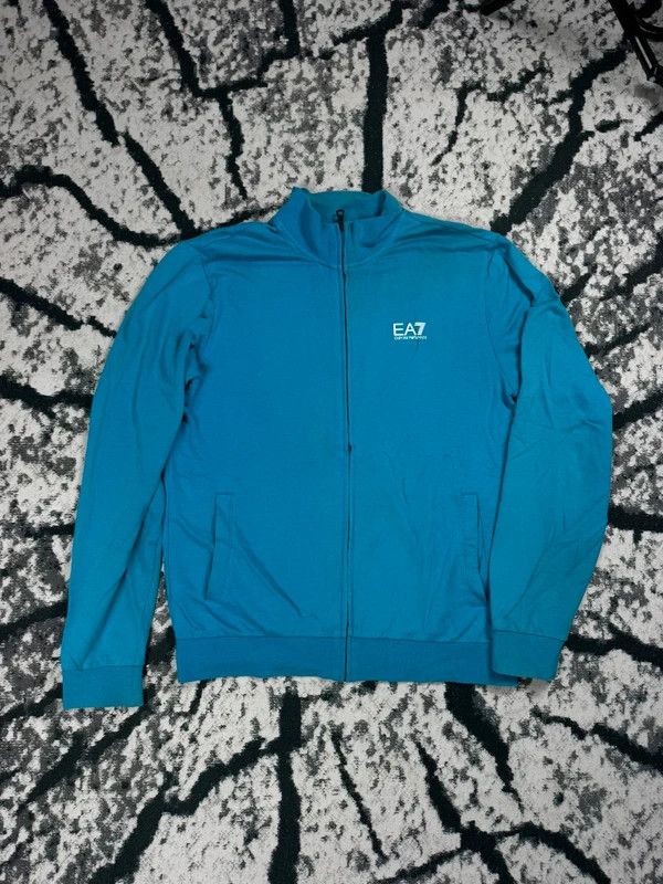 Emporio Armani Emporio Armani EA7 zip sweatshirt blue logo M Size US M / EU 48-50 / 2 - 1 Thumbnail