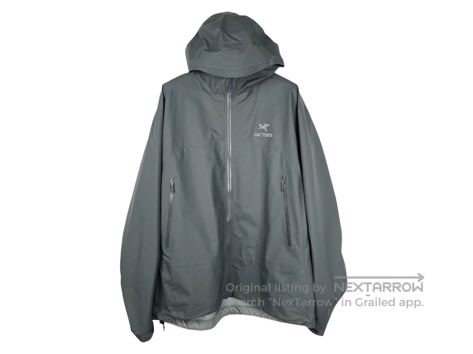 Arc'teryx Arc’teryx Dark Mist Grey Hardshell Windbreaker Jacket Size US XXL / EU 58 / 5 - 1 Thumbnail