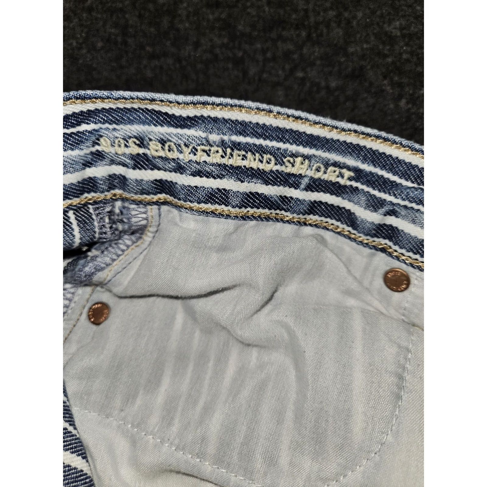 American Eagle Outfitters VINTAGE American Eagle 90's Boyfriend Shorts Shirt? Size 25" / US 0 / IT 36 - 3 Thumbnail