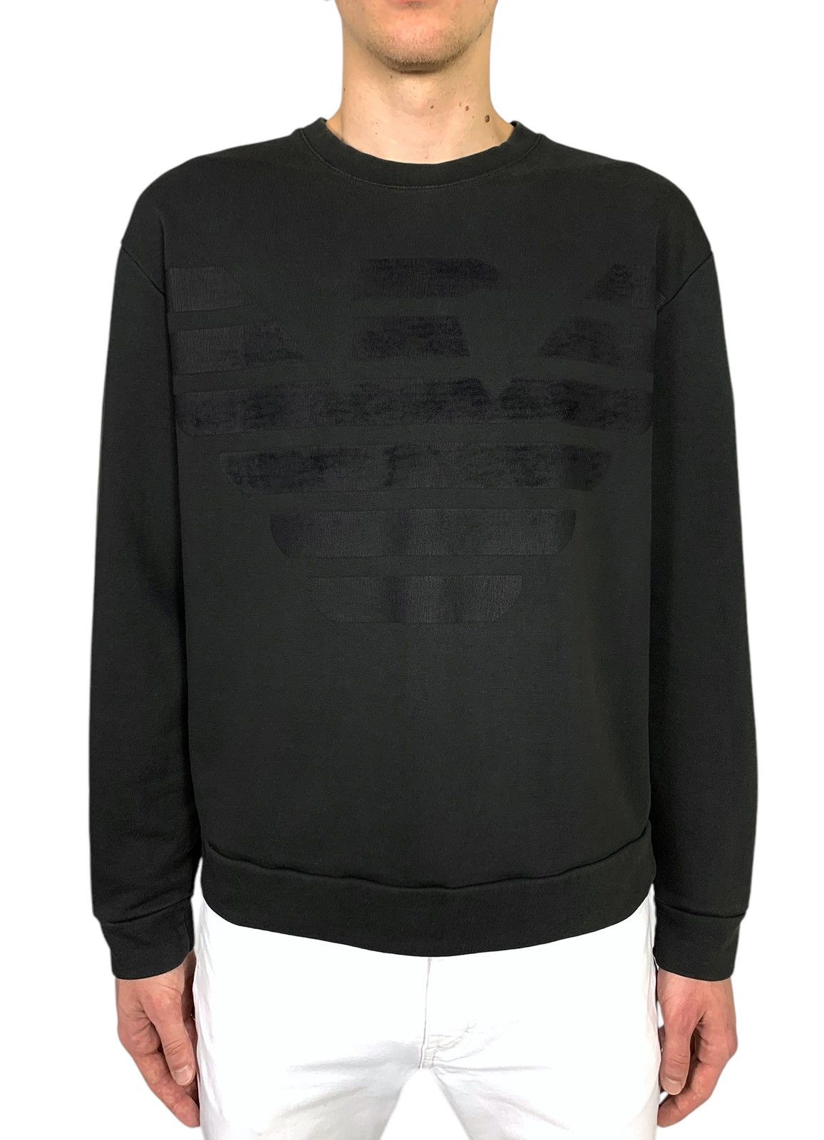 Emporio Armani Emporio Armani Big Logo Crewneck Sweatshirt Size US L / EU 52-54 / 3 - 1 Thumbnail